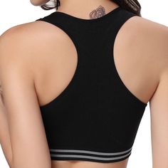 Abetteric Womens Tank Yoga Back Hollowed Cropped Stretch Jacket Sweatpants Set