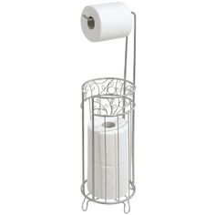 Toilet Paper Roll Bathroom Storage iDesign Twigz Toilet Paper Stand Satin