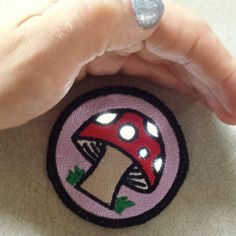 Embroidered Iron On Applique Patch 5.7cm Ruler School 2.25/"