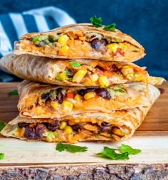 These Vegetarian Quesadillas are the perfect quick 30 minute, one pan dinner or lunch recipe. Filled with sweet potato, black beans, avocado, corn, peppers and cheese these are super tasty and healthy. Perfect for both kids and adults! #erhardtseat #Vegetarian #30minutemeal #onepan #Mexican #Quesadillas