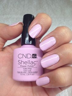 Cnd Cream Puff Tropix Nail Shellac Polish Pinterest Shellac Manicure Claramay Beauty One Of Our Faves Cake Pop Colour
