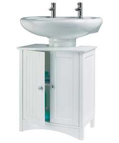 83 Best Pedestal Sink Storage Solutions Images On Pinterest 26 66 Homebase White Wood Under Sink Storage Unit