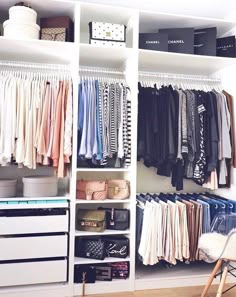 Pinterest: @candiceocheung Ikea, Wardrobe Closet, Wardrobe Design, Closet Designs, Closet Design, Open Closet, Closet Decor, Closet Bedroom, Organization Bedroom