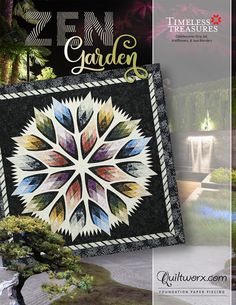 Blue Lagoon Judy Niemeyer Quiltworx Foundation Paper Piecing Quilt Pattern