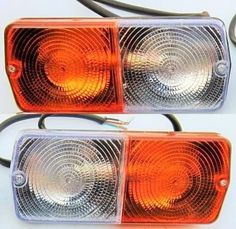 Lens 2x JCB 3CX Parts Rear Light Unit Complete 4CX Side Indicator Lamp