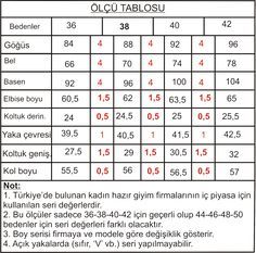 Temel Beden Olcu Tablosu Orgu Egitimleri Isaretler Orgu Temel Beden Olcu Tablosu Orgu Egitimleri Isaretler Orgu