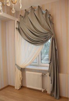 Window Treatments Ideas_60 #BedroomCurtainsCortinasModernas Curtains For Arched Windows, Home Curtains, Window Blinds, Swag Curtains, Black Curtains, Hanging Curtains, Indoor Shutters For Windows, Curtains For Bedroom Window, Curtains Over Blinds