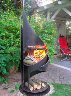 Black B Terrace, Gardiner, Metal Fire Pit, Bord, Fire Pit