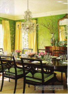 37 Best Green And Yellow Room Images Colors Homes Houses Dining Area Rooms Yellow Room Design