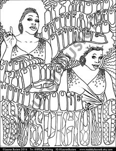 adult coloring by lauren b