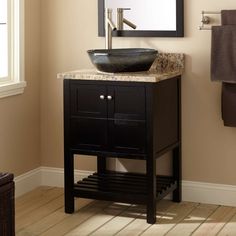 style selections cromlee bark vessel single sink poplar bathroom