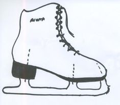 Patin à glace avec patins Mix stand up Premium Carte Gâteau Toppers