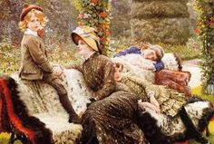 detail - ART PRINT POSTER 12/" X 12/" TISSOT JACQUES-JOSEPH LADY IN A BOAT 725