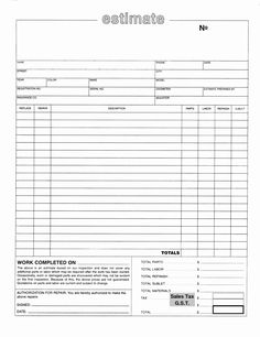 14 best photos of auto repair invoice template printable body shop receipt templates