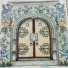 73 Coloring door ideas johanna basford coloring secret garden