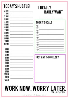 best daily schedule