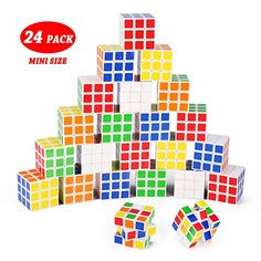 Gaming Party Bags Favours Fillers Pack of 6-80s Retro Magic Cube Favor Boxes