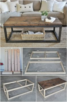 Diy, Diy Crafts, Diy Flat Décor, Diy Woodworking, Woodworking Projects Diy, Diy Coffee Table Plans, Diy Coffee Table