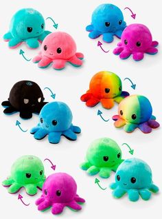 Peluche Pulpo Reversible - Creacionesbyelia