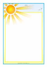 summer borders for word documents