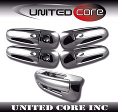 For 11~16 JEEP GRAND CHEROKEE Chrome Mirror 4 Door Handle Cover w//Smart Hole
