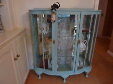 Shabby Chic Shoe Display Cupboard Google Search Interior Ideas Beautiful Vintage Display Cabinet With Decorative Gl Panel Shabby Chic Style