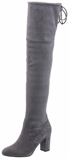 Arizona Overkneestiefel per Rechnung | Farbe : grau schwarz Arizona Overkneestiefel per Rechnung | Farbe : grau schwarz