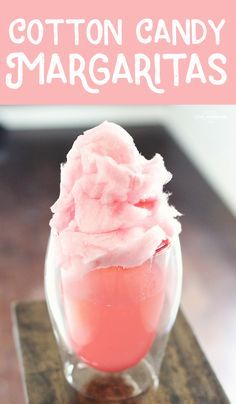 Yummy Cotton Candy Margarita Recipe - Awesome summer cocktail recipe! #cottoncandy #drinks #margaritas #cottoncandymargarita #recipes