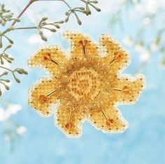 Triple Scoop Bead Ornament Kit Mill Hill 2011 Spring Bouquet