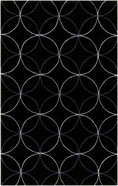 45 Best Black White Images On Pinterest Modern Area Rugs Modernrugs Cosmopolitan Circles White Black Modern Rug