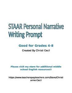 Personal narrative essay topics