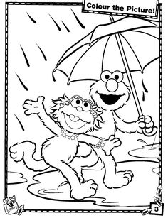 Coloring Pages Of Elmo To Print