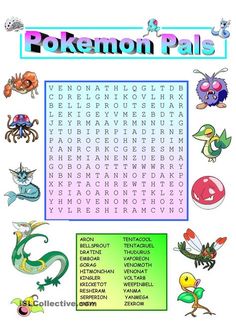 Ambitious image throughout pokemon word search printable Breathtaking image inside pokemon word search printable