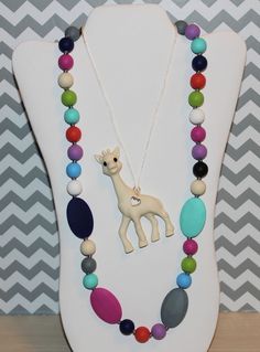 Baby Silicone Teething NecklaceBaby Anchor Teether Tula Baby