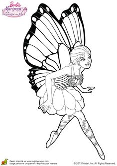 Le Beau Dessin De Willa Qui Rencontre La Reine A Colorier Barbie FairyColoring SheetsKIDS