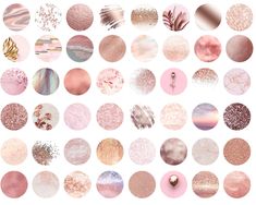 50 Instagram Story Highlight Icons, Glitter Instagram