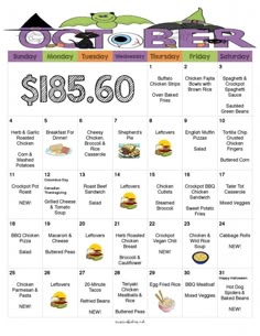 lists of groceries