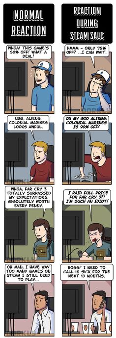 35 best gamer heaven images on pinterest videogames gaming and normal reactions vs reactions during the steam sale gamer