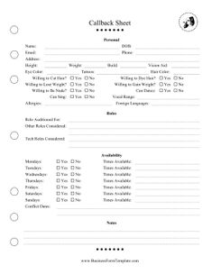 free client contact sheet sales follow up template cars driving test appointment sheet