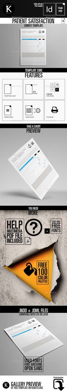 Employee Benefits Survey Template by Keboto on @creativemarket - free customer satisfaction survey template Employee Benefits Survey Template by Keboto on @creativemarket - free customer satisfaction survey template
