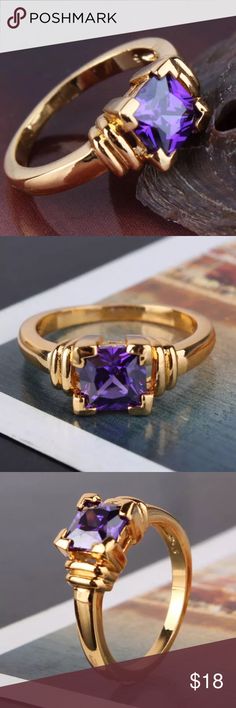 18 56 925 ECHT SILBER *** Großer Amethyst Markasit Ring Gr