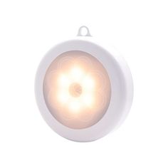 Stairs Bathroom Corridor Wireless Light Kitchen 2 Pack Night Light LED Lamp Portable USB Rechargeable Stick-on Lighting for Bedroom 6 LED Motion Sensor Lights Indoor Closet