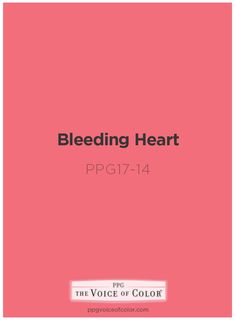 15 Best The Crayon Set Color Palette Images Ppg Paint Bleeding Heart Pink Paint Color By Ppg Voice Of Get This Tinted