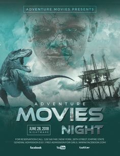 movie night flyer word template