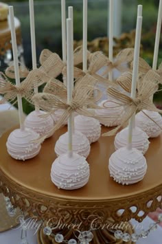 Burlap Bow Pink Cakepops Burlap Bow Pink Cakepops
