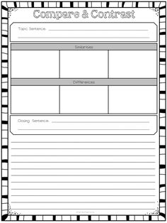 free compare and contrast essay