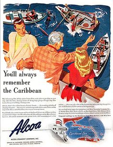 1910 Visit Jamaica Caribbean Vintage Style Travel Poster 24x32