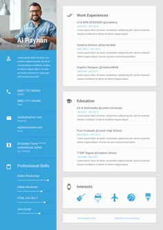resume website design
