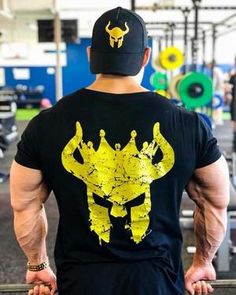 Odin Gear Men/'s Gym T-Shirt Long Sleeve Viking Bodybuilding Fitness Fashion Top