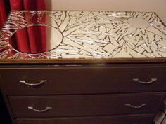 The 62 Best Broken Mirror Glitter Furniture Images On Pinterest Mirror Mosaic Dresser Top Not For The Supersious Photo Frames Art
